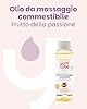 Yum'Lube | Olio Massaggio Sensuale E Lubrificante - Olio Per Massaggio Corpo Eccitante E Rilassante - Olio Corpo Profumato al Frutto della Passione - 100% Naturale, Bio, Comestibile - Made In France