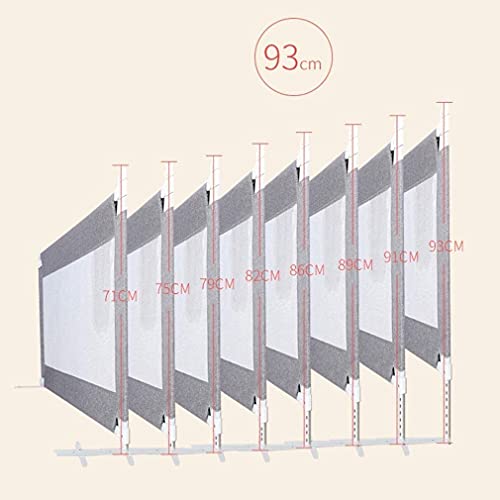 Barrière de lit bébé 180 cm réglable et rabattable pour parc - 4