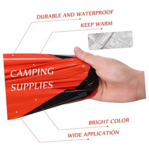 LIOOBO 2Pcs Saco De Dormir Tenda De Sobrevivência De Emergência Sobrevivência Dormindo Acampamento D