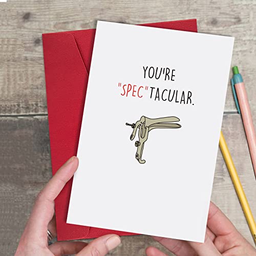 Funny You're Spectacular Card, Cute Thank You Card For Ob Gyn Midwife, Lovely Medical Themed Greeting Card #TOP3