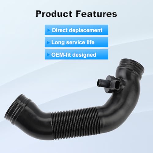 zayody Engine Air Tube Intake Exhaust Hose Compatible with VW Caddy Jetta Magotan Sagitar Touran Skoda Octavia Engine Filter Air Intake Duct Hose Replacement for 1TD-129-684-G 1TD129684G 1TD 129 684 G by zayody - Image 6