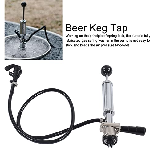 Bomba de barril de cerveja, bomba de festa de barril de aço inoxidável, dispensador tipo S para piqu