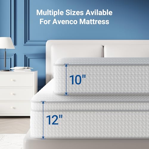 Avenco SleepSphere Full Mattress 10 Inch in a Box, Hybrid Medium Plush by Avenco - Image 8