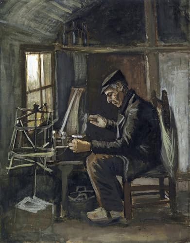 Lienzo de Van Gogh con acabado artístico impecable, decoración de pared 60x90cm