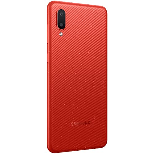 Galaxy A02 Vermelho, com Tela Infinita de 6,5