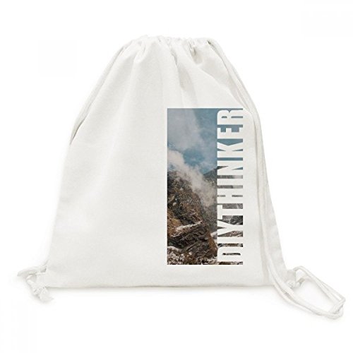 Sac de voyage à cordons anti-encombrement imprimé forêt