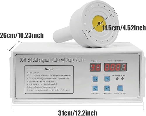 Machine d'étanchéité à l'induction de 20 à 85 mm portable pour bouchon de bouteille
