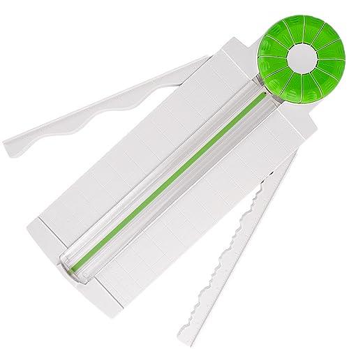 Cortador De Papel Artesanal 12 En 1, Cortadora de papel, Guillotina Deslizante Cortadora De Papel para Álbumes De Recortes, Fotos, Suministros para Hacer Tarjetas De San Valentín