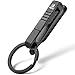 FEGVE Duty Belt Key Holders Titanium Carabiner Keychain Belt Clip with Keyring for Keys,Gifts for Men Dad (Black - BK1)