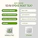 HerbOLITHIC Poke Root Tea Bag for Lymphatic Drainage, 10-in-1 Herbal Supplement for Lymph System, Body Detox & Immune Support, Ultra-concentrated Tea Blend w/Cleavers Turmeric Echinacea. 30 Bags