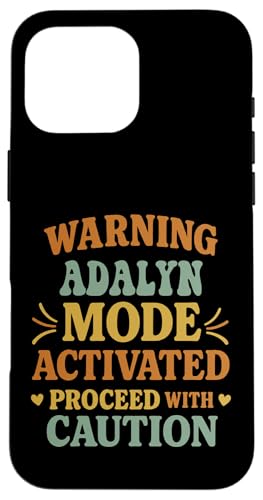ADALYN Personalized Women's Gift Custom ADALYN �X�}�z�P�[�X iPhone 16 Pro Max �p