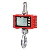 Grande Grue Balance, Balance Colis 100kgx1000kg Balance Electronique Adaptée à la Livraison Express, Entrepôt, Grande Pesée, Etc. (Couleur : Blanc, Taille : 100kgx1000kg) (Rouge 100kgx1000kg