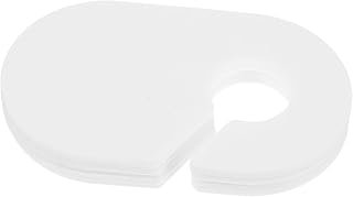 10pcs Closet Dividers White Plastic for Clothes Hanger Size
