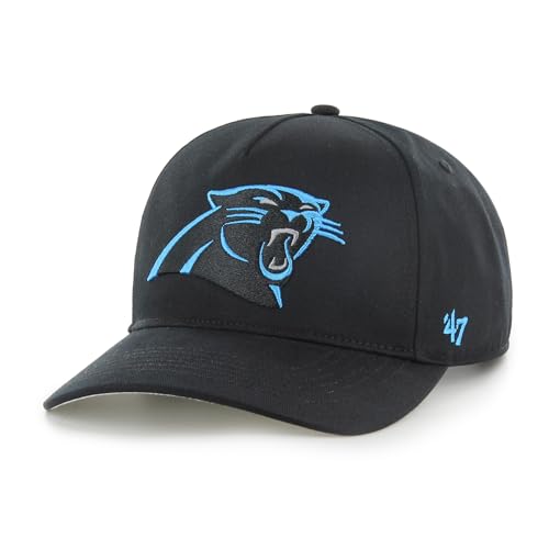 47 Carolina Panthers NFL Hitch RF Unisex Baseball Cap, Adjustable, Team Badge, Black