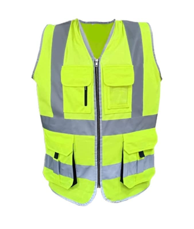 Rahul Professionals Men's Reflective Safety Jacket High Visibility