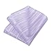 DiBanGu Mens Silk Necktie Solid Color Tie and Pocket Square Cufflink Tie Clip Set Woven Plain Ties for Men Wedding Party, Lilac