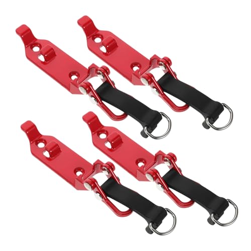 Zerodeko 4Pcs Heavy Duty Car Roof Rack Shovel Holder Mounting Bracket Kit for Firefighting Equipment Effortless Tool Storage with Straps for Vehicles
