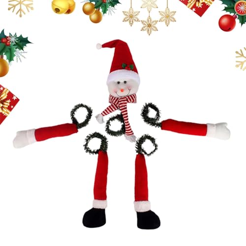 Decoración de árbol de Navidad de brazos largos que evita caídas 8
