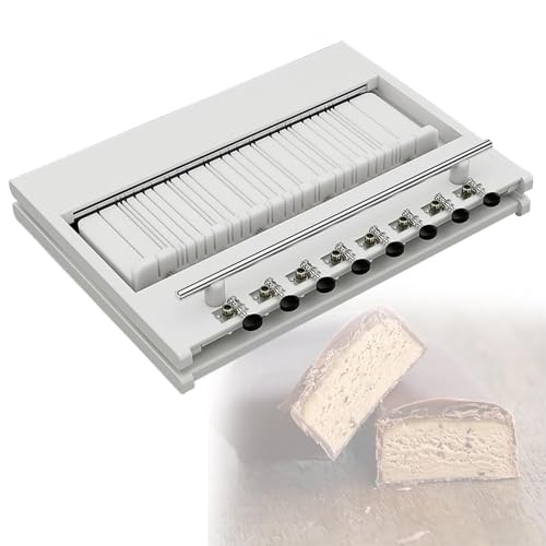 Multi Filament Homemade soap Cutting Machine, Adjustable Thickness soap Thread Cutting Machine Manual Cold soap Slicer for Handmade soap Cheese Butter Cake