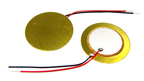 3-Pack 27Mm Piezoelectric Disk Elements (Contact Pickups) With 2" Leads #TOP2