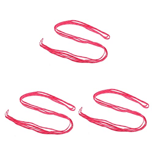 PACKOVE 3 Pairs Skating Shoelaces Waxed Ice Skates Laces Polyester Laces for Roller Skates