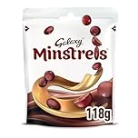 Galaxy Minstrels Sharing Milk Chocolate Bag, 118g - Smooth Chocolate Sweets & Crisp Candy Treats - Chocolate Snacks For Movie Nights, Hampers & Chocolate Gift Box