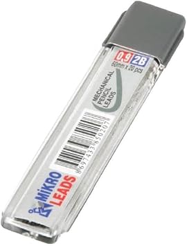 Kalem Ucu 2B 0,9 mm 3 Adet Mekanik Uçlu Otomatik Kurşun Kalem Ucu 2B 60mm x 0,9mm Siyah Mikro Uç Kısa