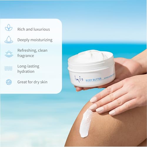 Inis the Energy of the Sea Rejuvenating Body Butter - Scented Body Cream for Women and Men - Seaweed Enriched Shea Butter Moisturizer (10.1 fl oz) - Image 5