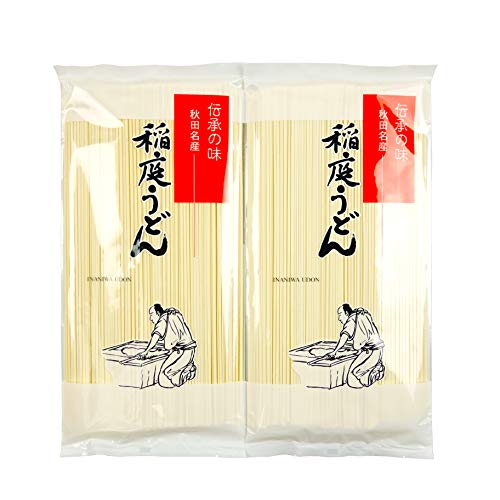 大正１３年の老舗 後文 秋田名産 稲庭うどん徳用 2袋 1.2kg