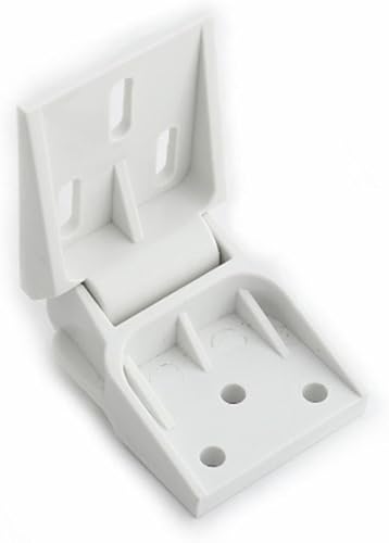 Miniatura 5 de Bisagra de congelador de pecho de 6 agujeros, bisagra universal para congelador pequeño, bisagra plegable universal para congelador de pecho,