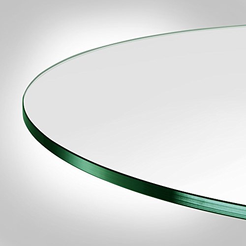 image for Dulles Glass 34 inch Round Glass Table Top - Tempered - 1/4