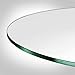 Dulles Glass 24 inch Round Glass Table Top - Tempered - 1/4
