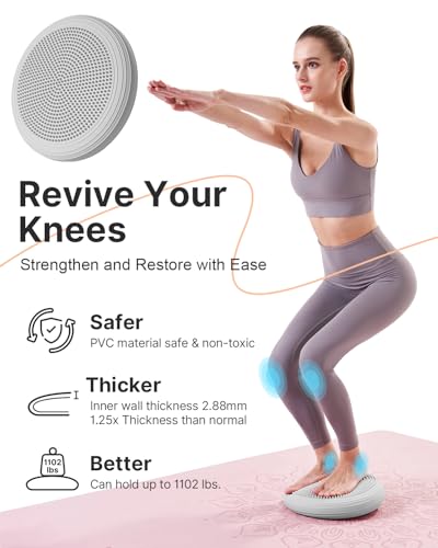 YOTTOY Almofada Wobble - Envolva A Estabilidade Do Núcleo com Nosso Disco de Equilíbrio Premium Extr