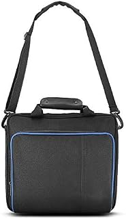 Portable Travel Storage Bag Carrying Case for Playstation PS4, Waterproof Fully Protective Shoulder Handbag for PS4 and Accessories, Black
