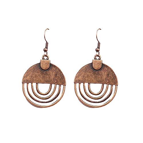 Boucles d'oreilles en cuir PU léopard : finitions graphiques exclusives