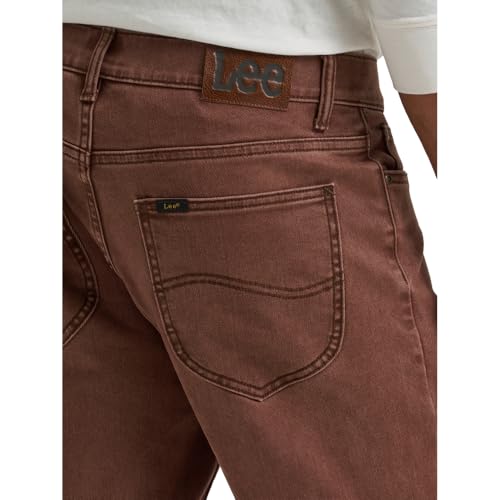 Lee Men's Legendary Regular Straight Jean, Bistre, 36W x 30L