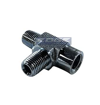 Steel Street TEE 1/2 NPT HYDRUALIC/Fuel/AIR/Water/Oil