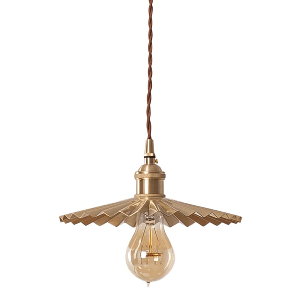 ASerZenith Modern - Ceiling Pendant Light Minimalist - Chandelier Fixtures Adjustable Decoration Chandeliers Fixture All Copper Elegant Metal Hanging Light