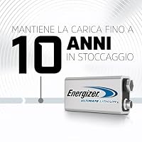 2 Batterien Energizer Ultimate Lithium LR61 E-Block Transistor 9V – Ansicht 3