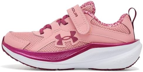 Under Armour Girls, Charged Assert 11 Alternate Closure (Little Kid), Posh Pink/Claret/Claret, 11.5 Medium, Little Kid - 3