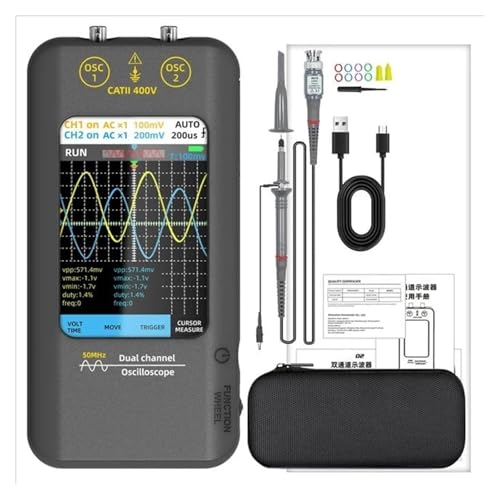 O2 �^�b�`�X�N���[�� �f�W�^���I�V���X�R�[�v+�M�������� �f���A���`�����l�� 50MH/z �����I�V���X�R�[�v�c�[�� �O���t�B�b�N�e�X�^�[(O2)