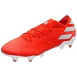  adidas Nemeziz 19.1 SG, Bota de fútbol, Active Red-Silver Metallic-Solar Red, Talla 6.5 UK (40 EU)