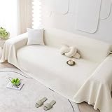 Tissu doux: Notre couverture de canapé est fabriquée en tissu Soie glacée de haute qualité, doux, durable et léger. Il peut protéger vos meubles dans une certaine mesure, ou permettre à votre canapé de changer de style et de lui donner un tout nouveau look.