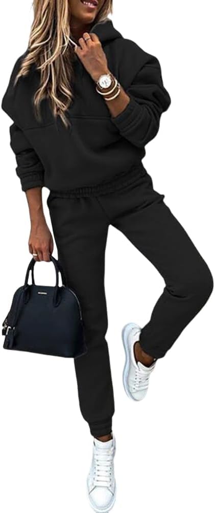Tomwell Survetement Femme 2 Pièces Ensemble Manches Longues Décontracté - Loungewear Confortable Et Élégant