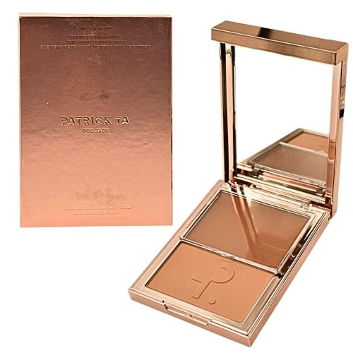 PATRICK TA Major Skin Crème Foundation and Finishing Powder Duo Medium 2, 0.32 Ounce (Pack of 1)