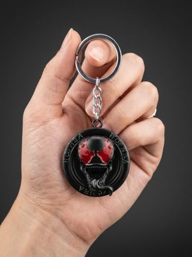 Image of Premium Metal Anime Spinner Keychain | 360 Rotating Fidget Keyring for Bike, Car & Bags | Japanese Manga & Cosplay Action Hero Designs | Pack of 1