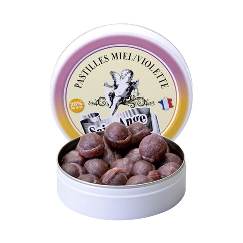 Pastilles Saint-Ange | Bonbons Traditionnels 100% Français (Miel Violette)