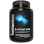 Intelligent Labs 1MG 5-MTHF Methylfolate as Quatrefolic®, 120 Veg Capsules, 120 Days Supply, MTHFR Supplement for Men & Women, 1MG=1000 mcg of Vitamin B9 Activated Folate for Methylation Support