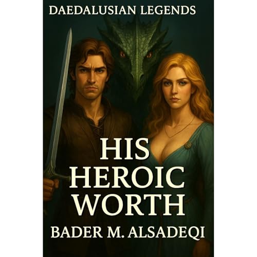 His Heroic Worth Audiolibro Por Bader M. Alsadeqi arte de portada