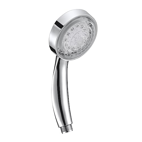 ANDRESLAD Cabezal De Ducha Luz Led Colores Resistente Indicador De Temperatura Sin Pilas